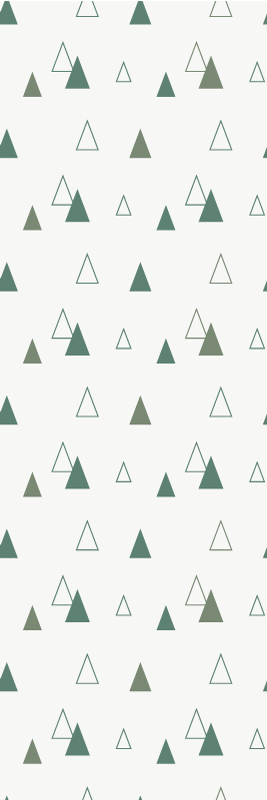 Tappeto vinile ufficio triangoli colori naturali - TenStickers