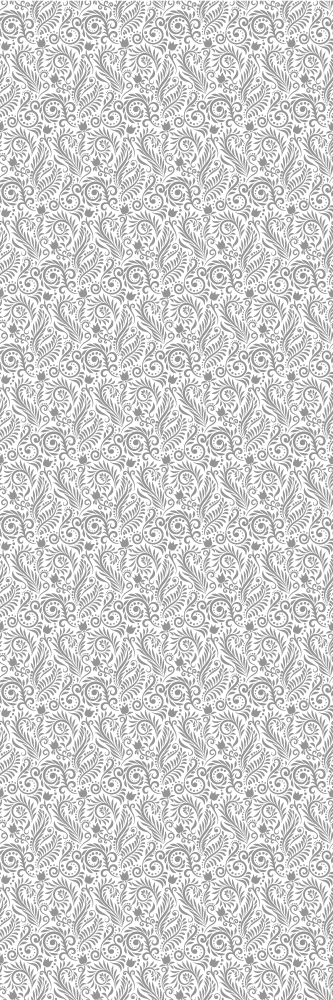 Tappeto vinile ufficio fiori ornamentali vintage - TenStickers