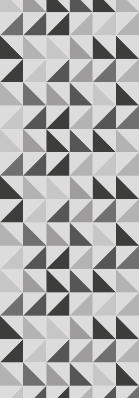Tappeto vinile ufficio triangoli geometrici - TenStickers