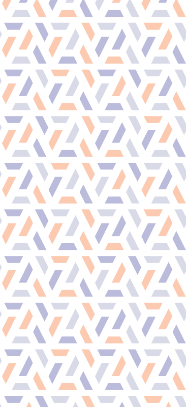 Tappeto vinile camera da letto linee geometriche nordiche - TenStickers