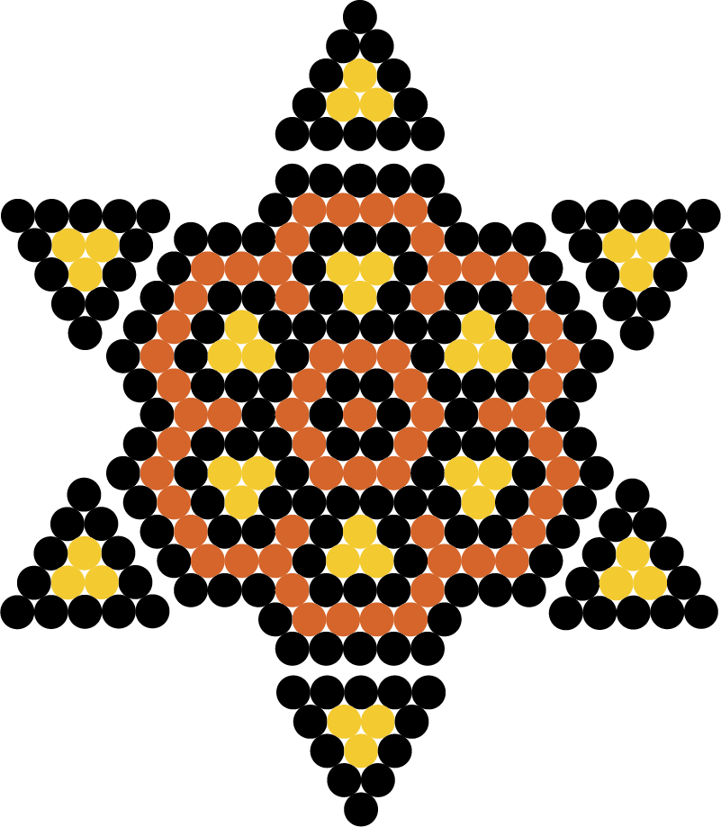Tappeto vinile camera da letto sole huichol - TenStickers