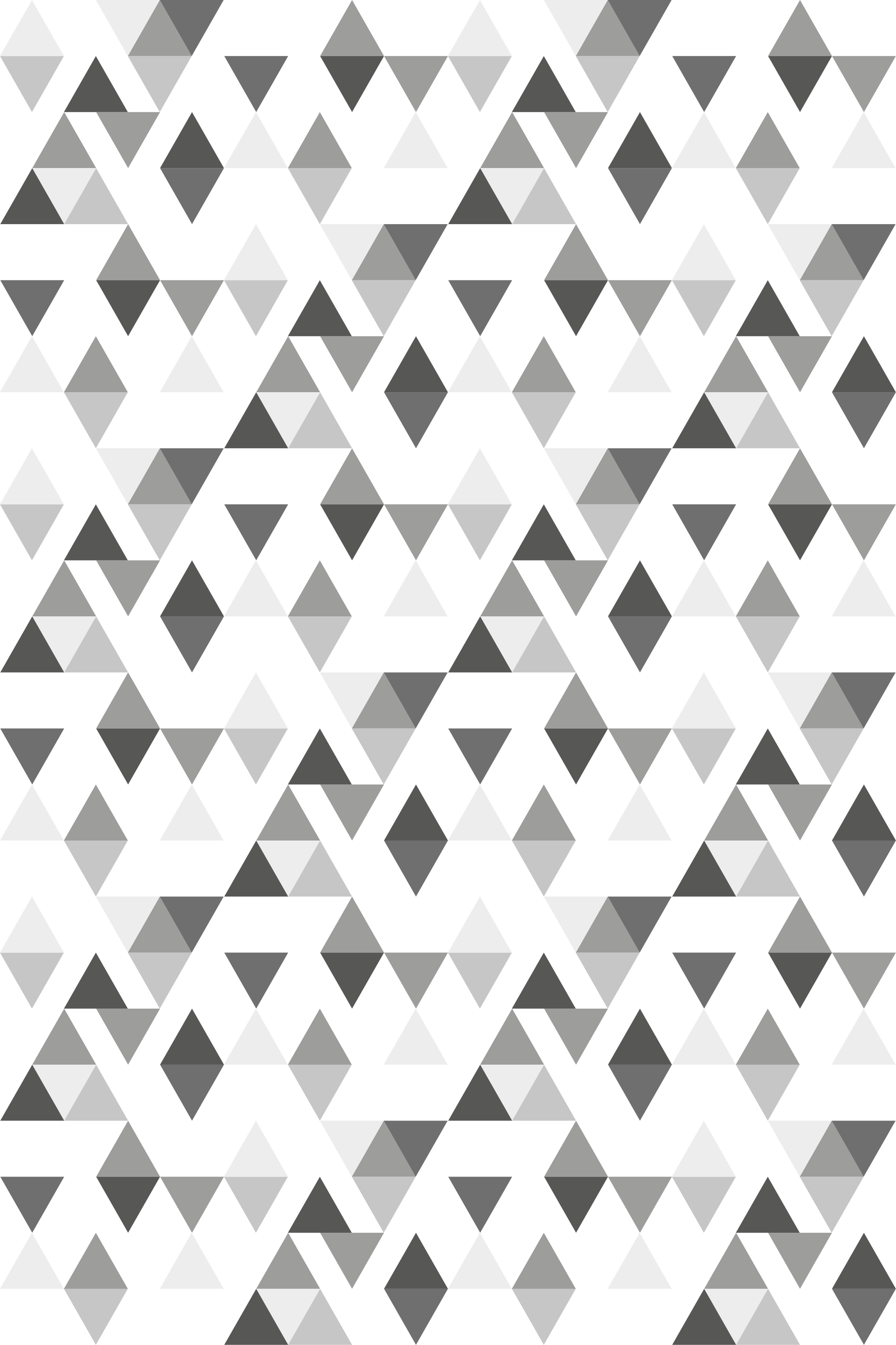 Tappeto vinile nordico motivo triangoli grigi e bianchi - TenStickers