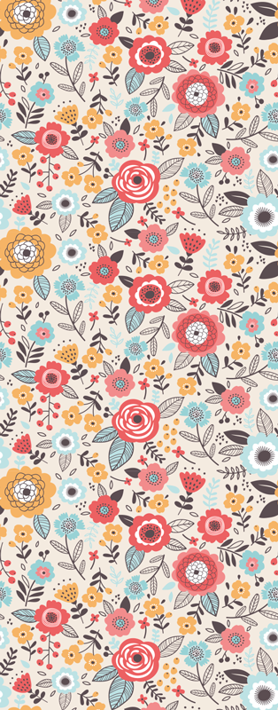 Tappeto vinile natura stampa floreale 'ditsy' - TenStickers