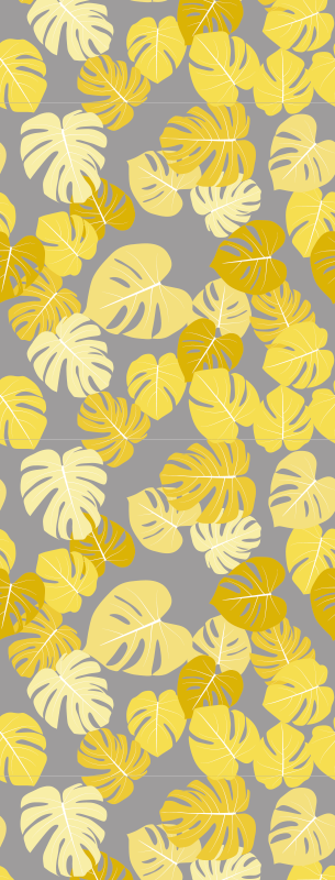 Tappeto vinile natura foglia di monstera pantone - TenStickers