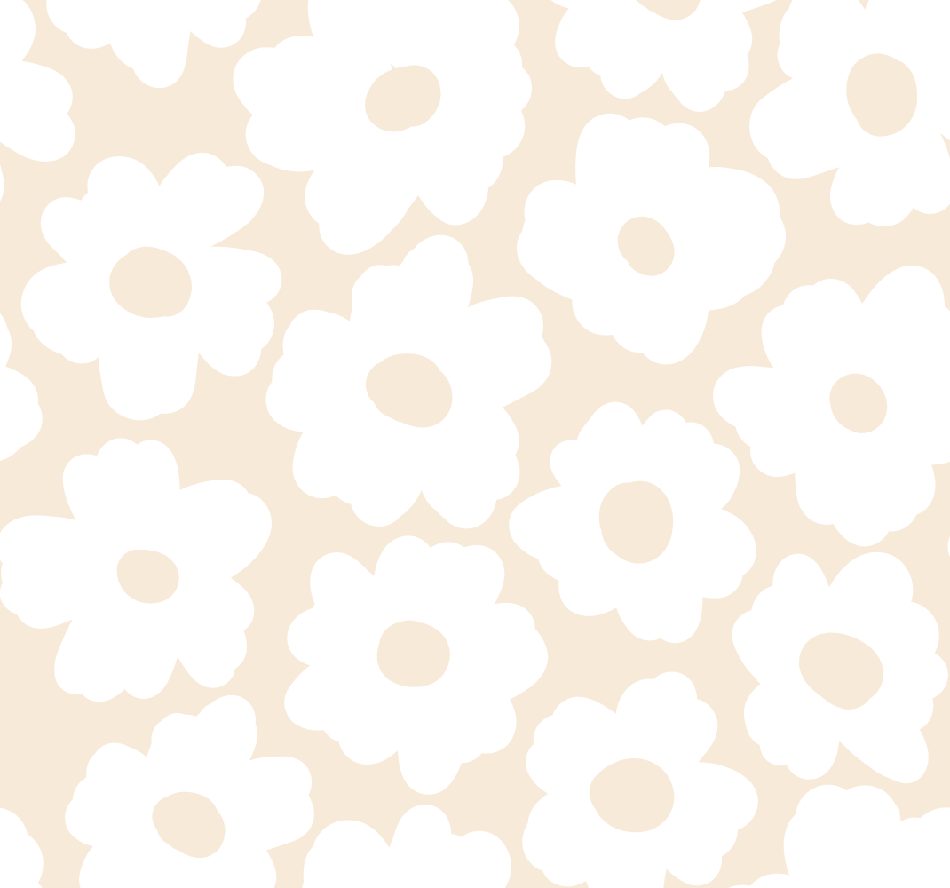 Tappeto vinile natura papavero bianco - TenStickers