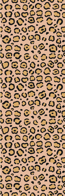 Tappeto vinile animali stampa leopardo pastello - TenStickers