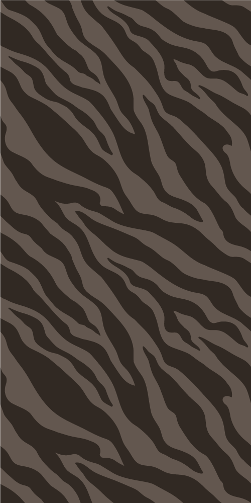 Tappeto vinile animali motivo zebra scuro - TenStickers