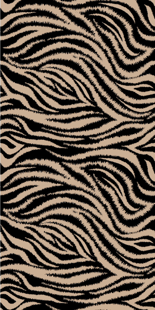 Tappeto vinile animali motivo strisce zebra - TenStickers