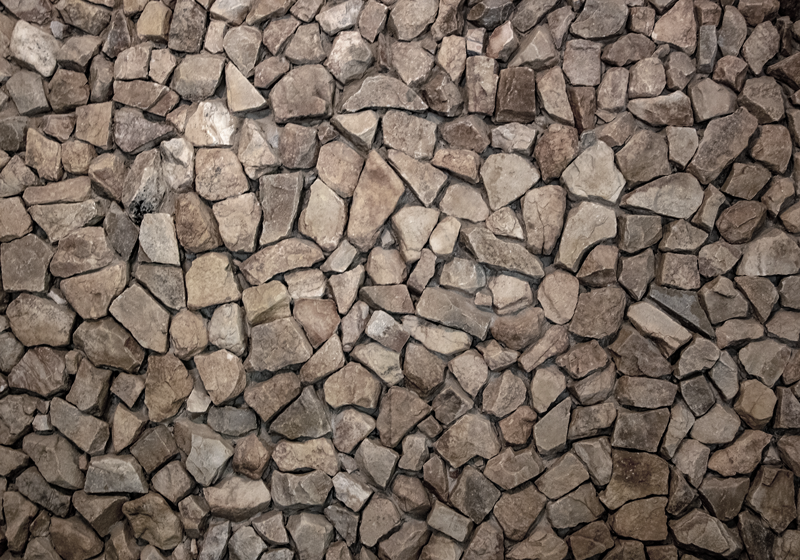 Tappeto vinile motivi pietre 3d rustiche - TenStickers