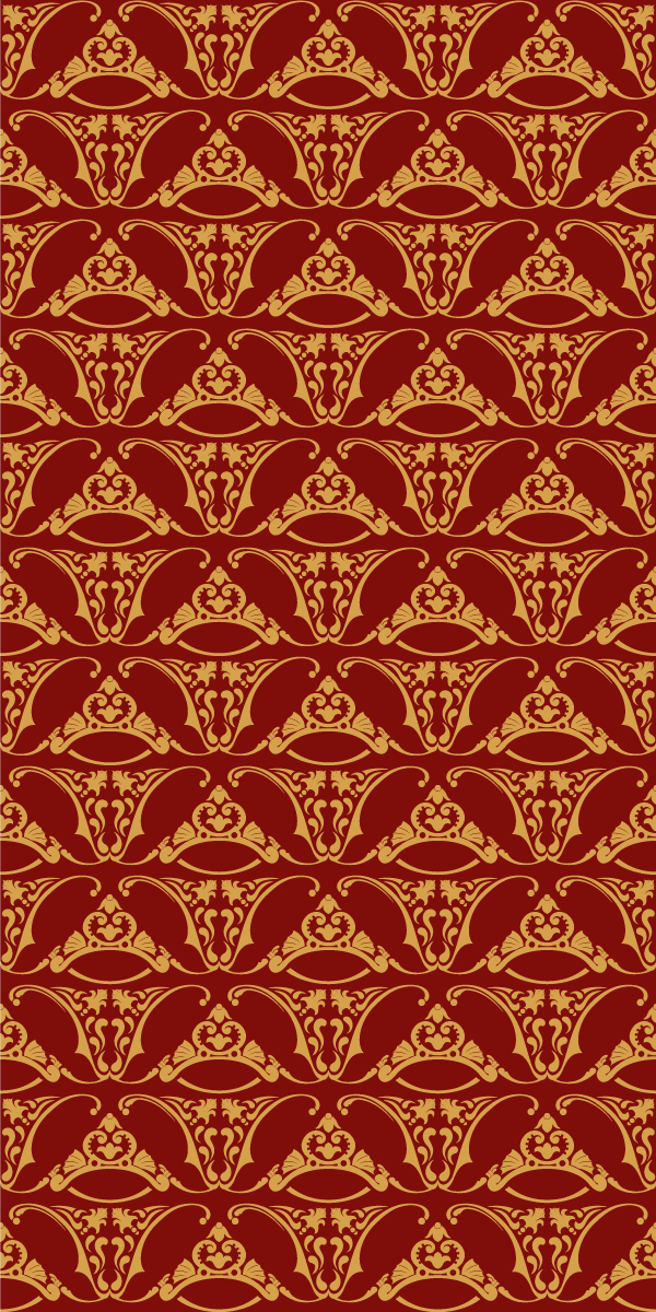 Tappeto vinile vintage design "pugin" - TenStickers