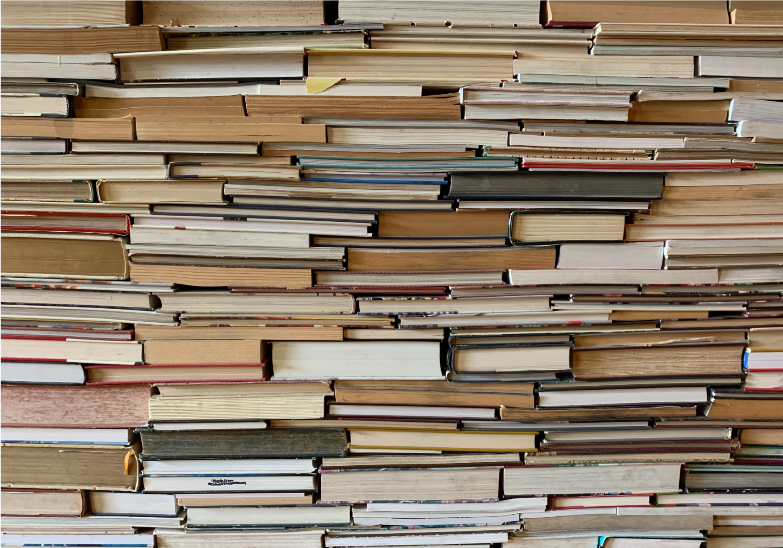 Tappeto vinile vintage libri impilati - TenStickers