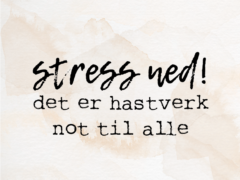 Tappeto vinile frase lo stress giù è abbastanza per tutti - TenStickers