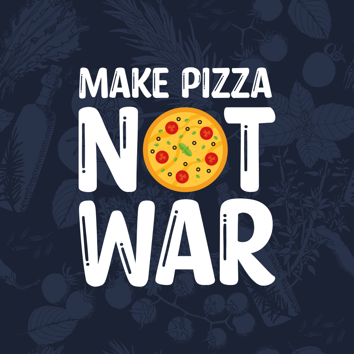 Tappeto vinile frase le citazioni divertenti fanno pizza - TenStickers