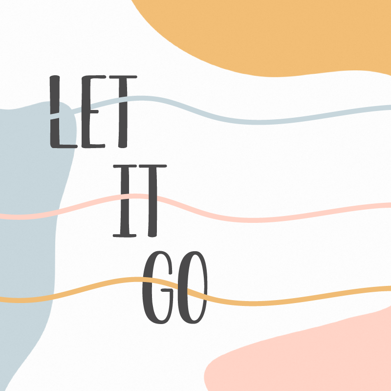 Tappeto vinile frase design con colori pastello - TenStickers
