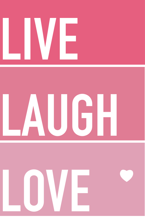 Tappeto vinile frase citazione semplice rosa - TenStickers
