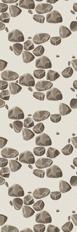 Tappeto vinile motivi pietre rustiche usurate - TenStickers