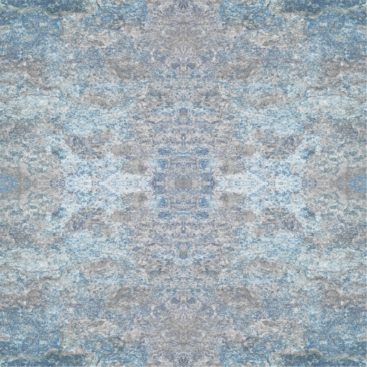 Tappeto vinile motivi texture marmo blu chiaro e beige - TenStickers