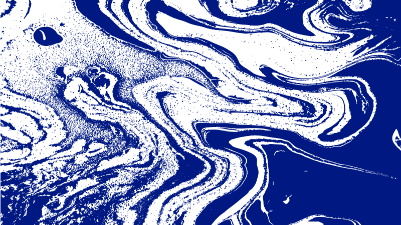 Zerbino pvc effetto marmo blu profondo - TenStickers