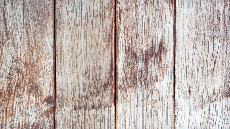 Zerbino pvc tavole di legno marrone chiaro - TenStickers