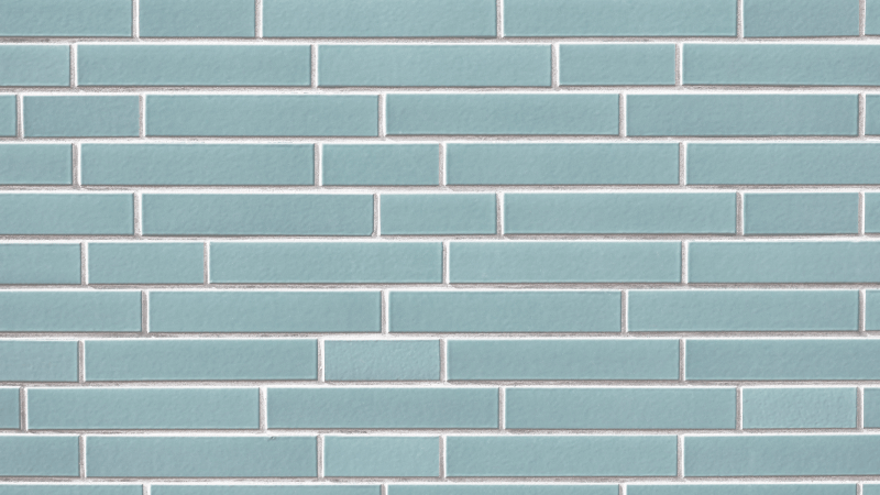 Zerbino pvc motivo mattonelle azzurro - TenStickers