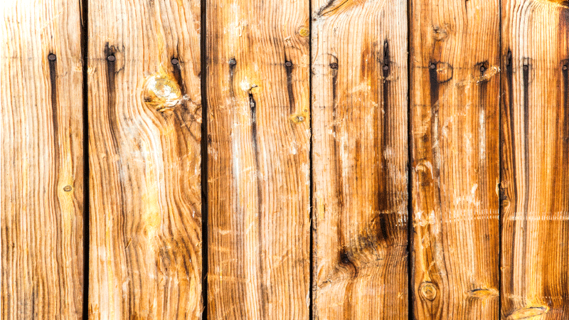 Zerbino pvc assi di legno grezzo marroni - TenStickers