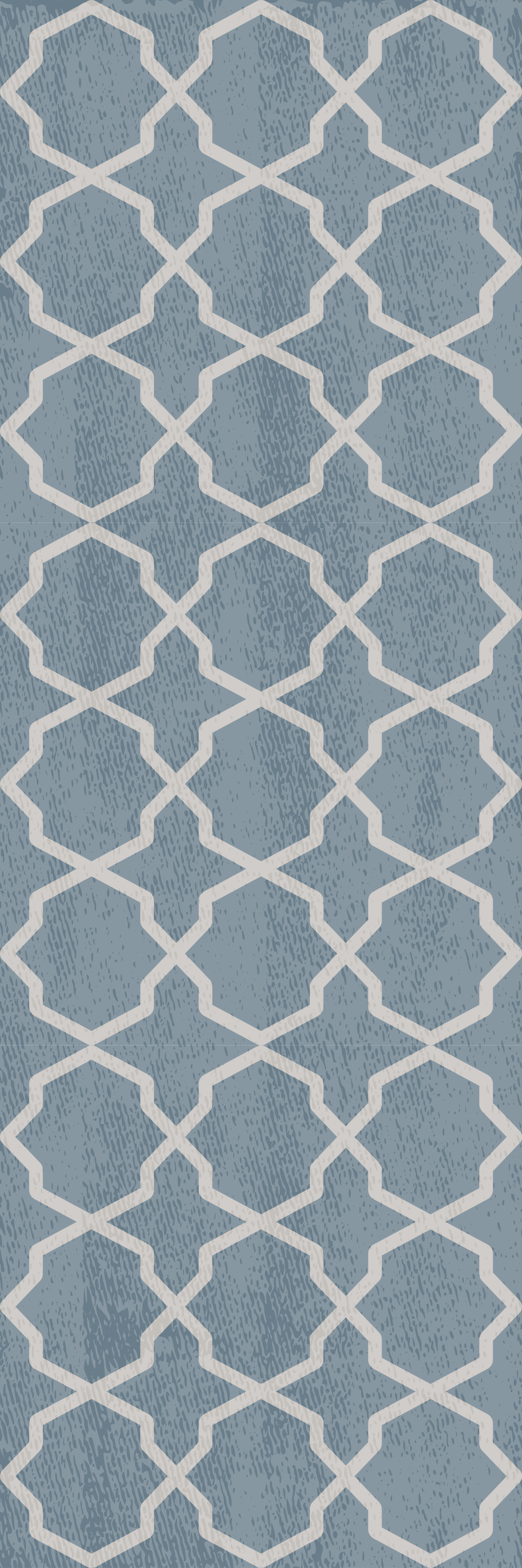 Tappeto in vinile soggiorno motivo hamptons grigio - TenStickers