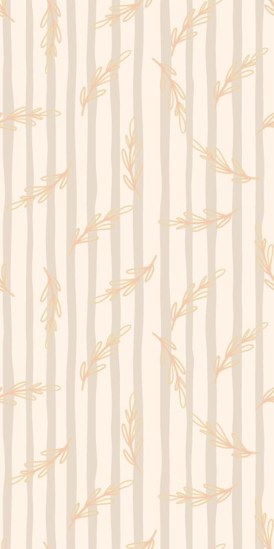 Passatoia corridoio vinile beige elegante - TenStickers