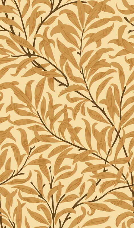 Tappeto vinile beige stampa foglia botanica - TenStickers