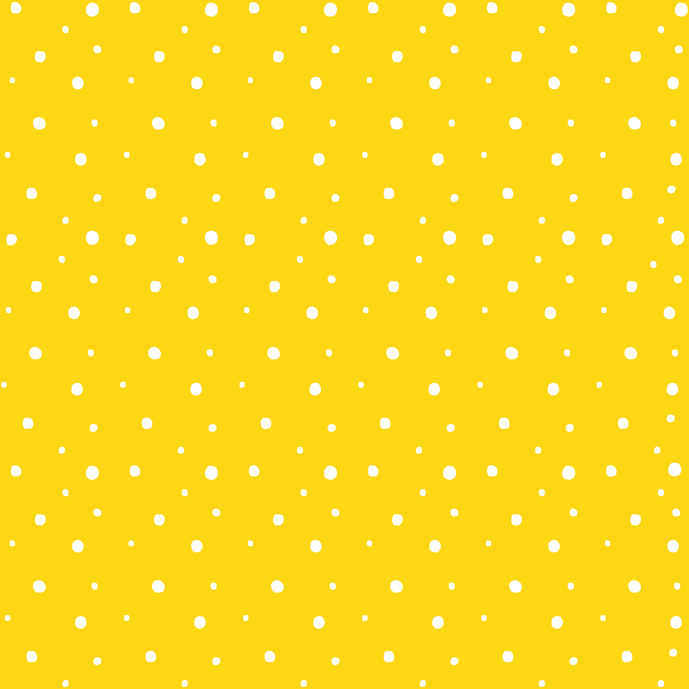 Tappeto vinile giallo motivo a cerchi - TenStickers