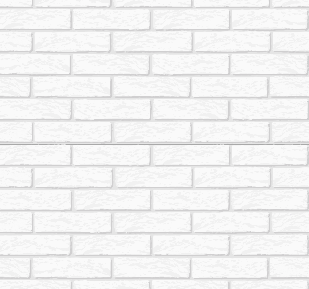 Tappeto vinile bianco dettaglio muro di mattoni - TenStickers