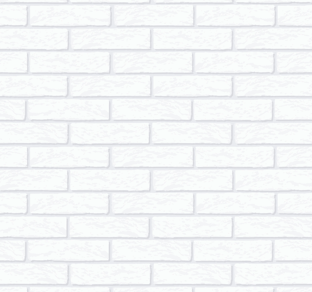 Tappeto vinile bianco motivo mattone bianco - TenStickers