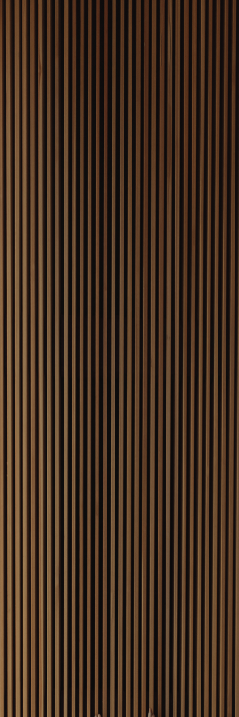 Tappeto vinile marrone stile legno teak design verticale - TenStickers