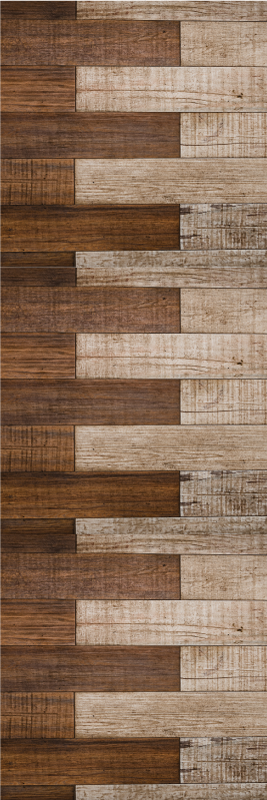 Tappeto vinile marrone legno incorporato - TenStickers