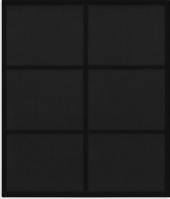 Tappeto vinile nero motivo a blocchi moderno - TenStickers