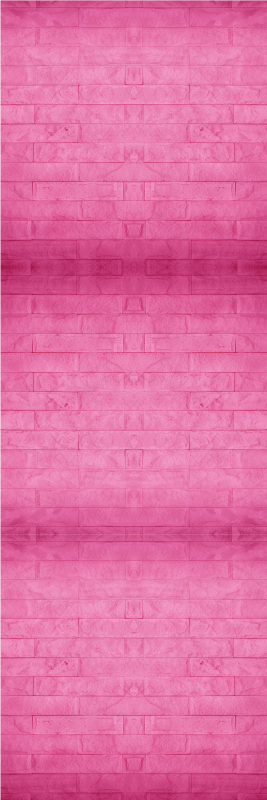 Tappeto vinile rosa mattone rosa intenso - TenStickers