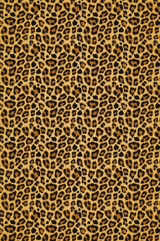 Tappeto in vinile stampa animale leopardo - TenStickers