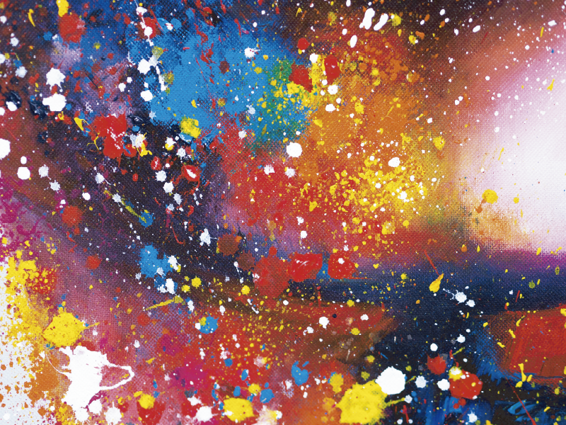 Tappeto astratto moderno in vinile - TenStickers