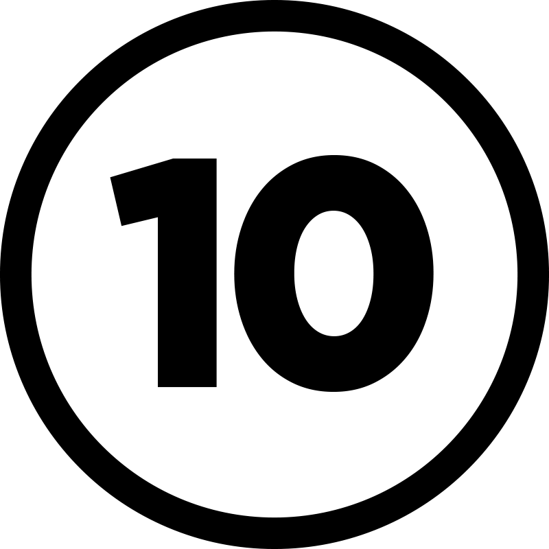 Tappeto vinile con nome numero circolare personalizzabile - TenStickers