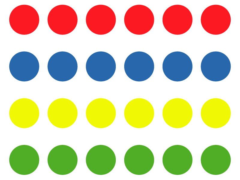 Tappeto vinile per bambini gioco di punti colorati - TenStickers