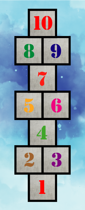 Tappeto vinile giochi divertimento con la campana - TenStickers