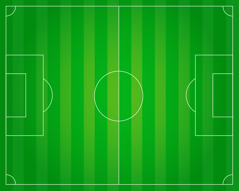 Tappeto da calcio campo da calcio per teenager - TenStickers