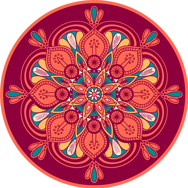 Tappeto vinile Mandala mandala ornato - TenStickers