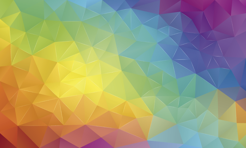 Tappeto vinile geometrico spettro geometrico - TenStickers