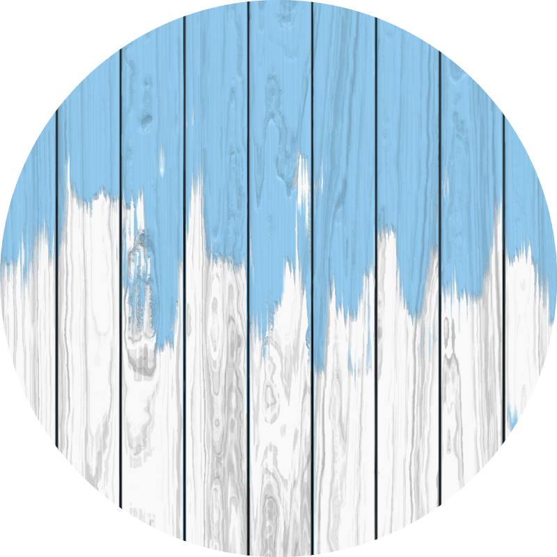 Tappeto vinile effetto legno legname in difficoltà - TenStickers