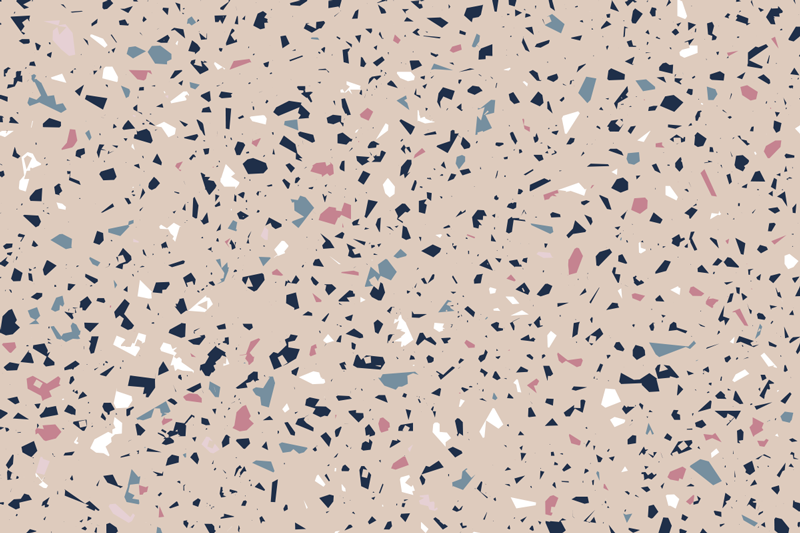 Tappeto vinile motivi modello terrazzo - TenStickers