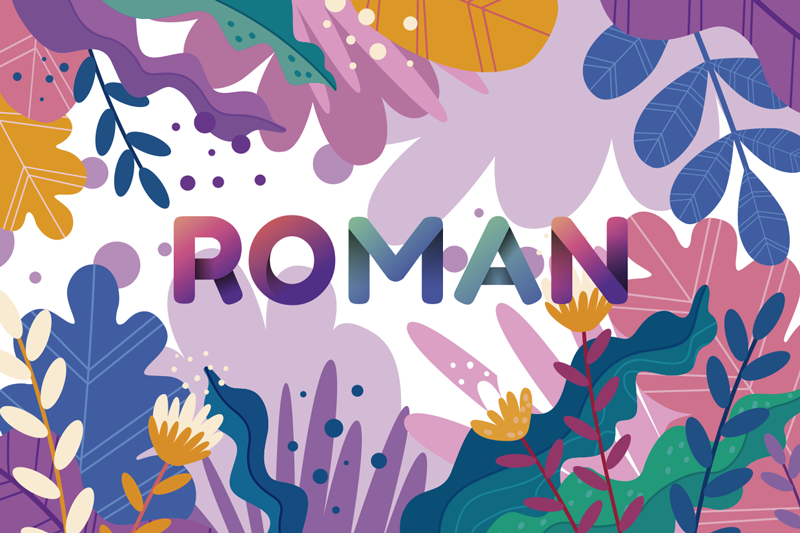 Tappeto vinile con nome botanico personalizzato - TenStickers