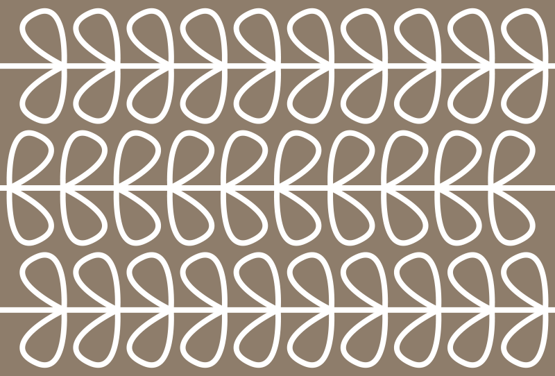 Tappeto vinile geometrico motivo ad anello geometrico - TenStickers