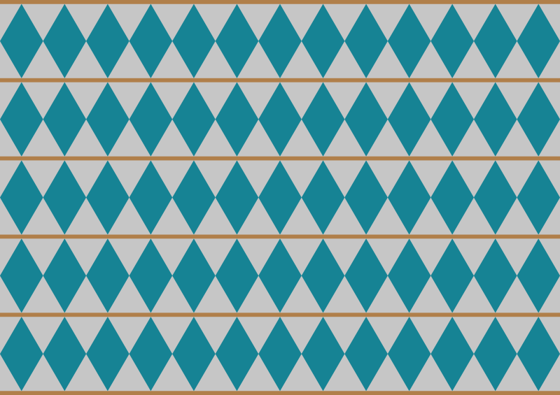 Tappeto vinile piastrelle ispirazione geometrica - TenStickers