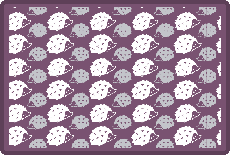 Tappeto vinile per bambini ricci dei cartoni animati - TenStickers