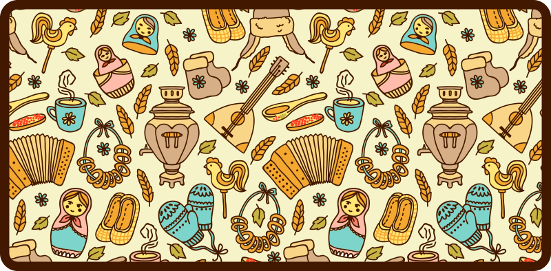 Tappeto vinile per bambini tema giocoso della scuola materna - TenStickers